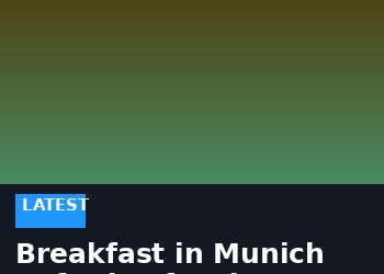 Breakfast in Munich: Café tips for the Glockenbachviertel - Munich